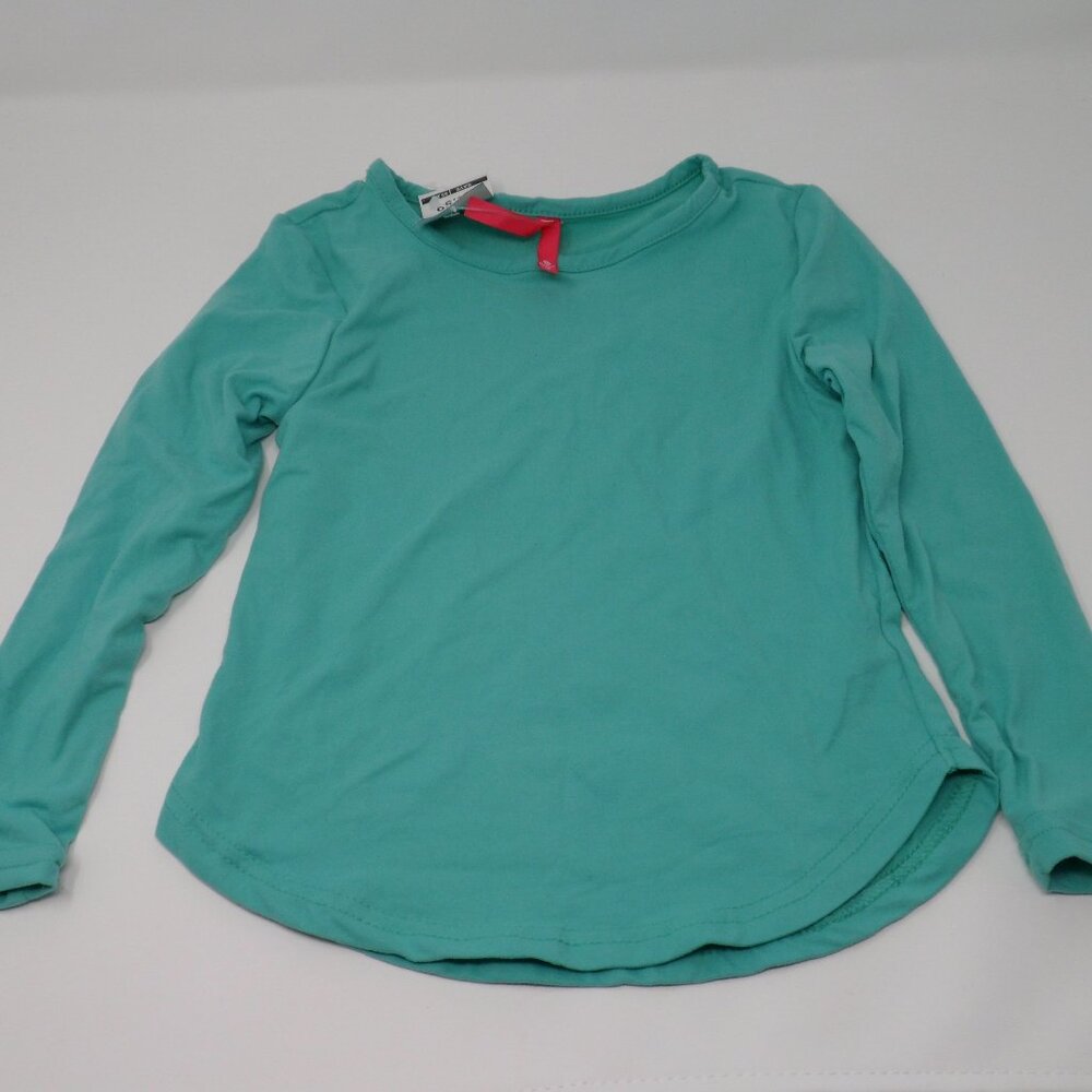 Lulu Luv Girls Long Sleeve Shirt Mint 6M